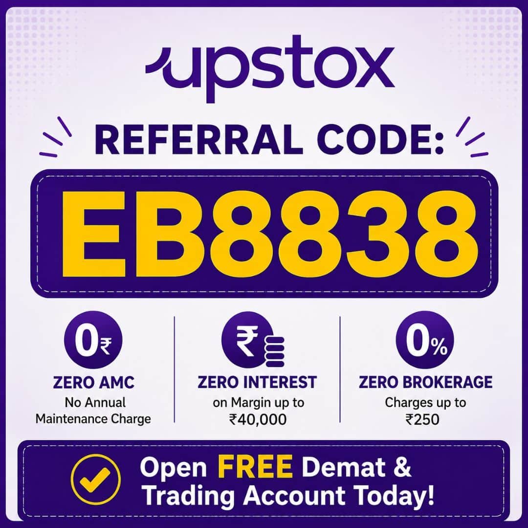 Upstox Referral Code EB8838
