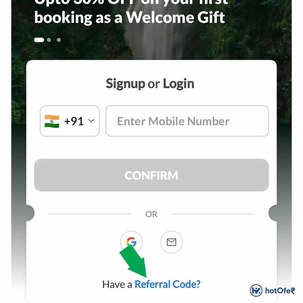 referal Code