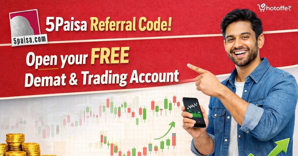 5Paisa Referral Code: 50925415 | Open your FREE Demat & Trading Account