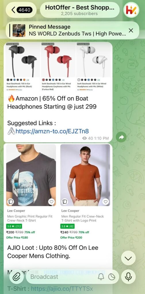HotOffer Telegram Channel
